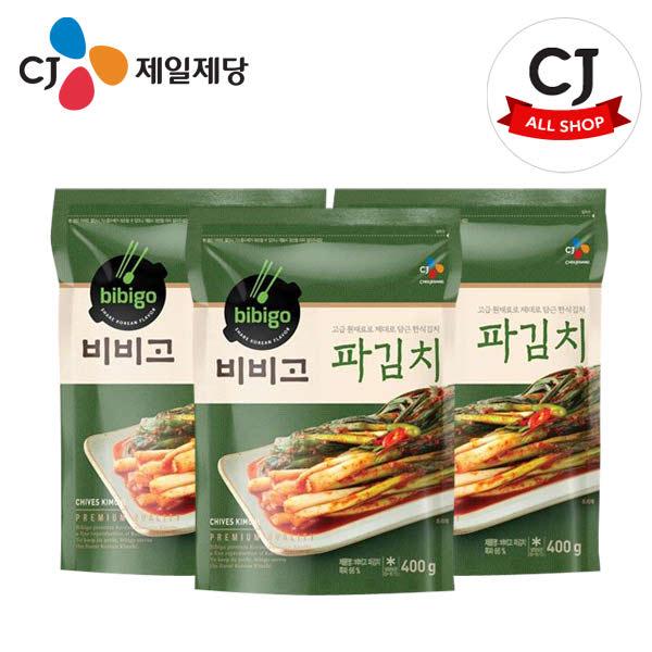 [제일제당] [냉장] CJ 비비고 파김치 400g×3개
