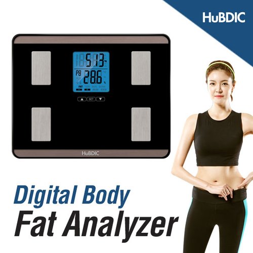 휴비딕 로즈골드 디지털 체지방 체중계 HBF-1700