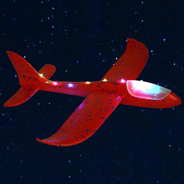 LED 불빛 에어 글라이더 핸드 스티로폼 비행기