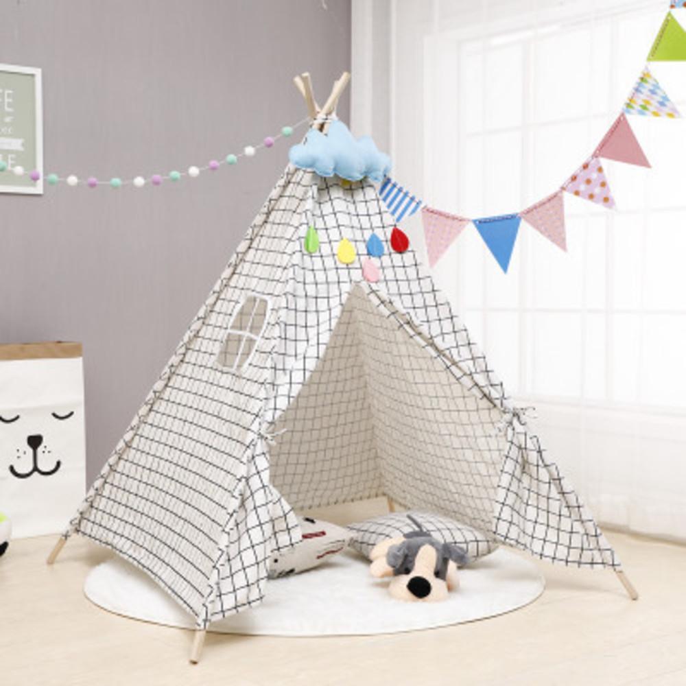 (노르딕마을) 인디언텐트 어린이 유아 아기 캠핑 놀이 플레이 미니 텐트